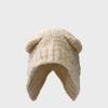 Fashion Cute Bear Ear Knitted Hat Autumn Winter Warm Couple Wool Hat High Quality Outdoor Cold Cap Cycling Cap Nice Gift