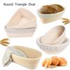 Rattan Bread Proofing Basket Natural Oval Rattan Wicker Dough Fermentation Sourdough Bread Basket