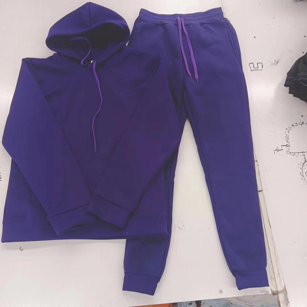 Мужской спортивный костюм с капюшоном, унисекс, двухсекционная одежда для бега, пуловер с длинными рукавами, толстовки с капюшоном + комплект спортивных штанов