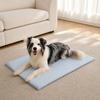 New Summer Ice Silk Cooling Pet Mat Thick Breathable Dog Bed Pad Non-Slip Washable Pet Cooling Sheet for Medium Large Dogs Cats