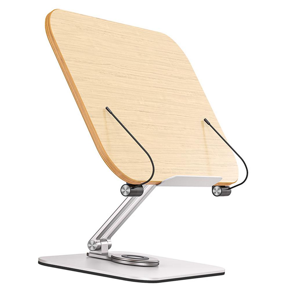 Стойка для чтения с вращением на 360 градусов, прочная несущая способность, подставка для планшета из алюминиевого сплава для студентов