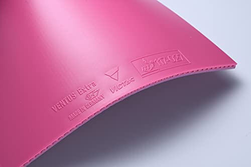 Накладка для настольного тенниса VICTAS Ventus Extra, Инвертированная, Мягкая, Высокоэнергетическая, Розовая, 2.0 (Код продукта: 200030)