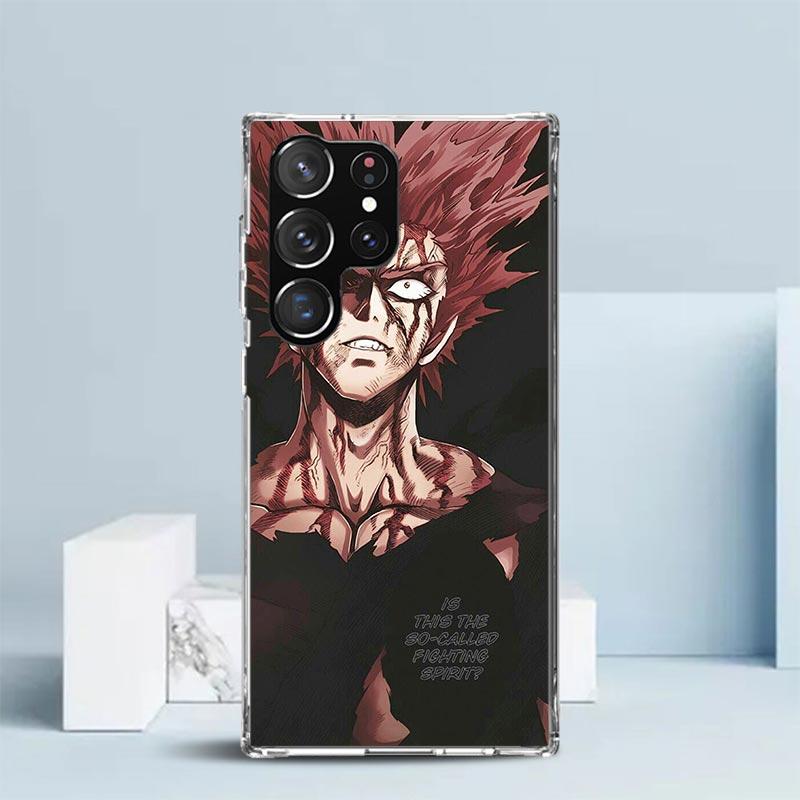 Чехол One P-Punch-Man Garou с мягкой обложкой для Samsung Galaxy S25 Edge S26 S24 S23 Ultra Чехол для телефона S22 S21 Plus S20 FE Печатный узор Защитный