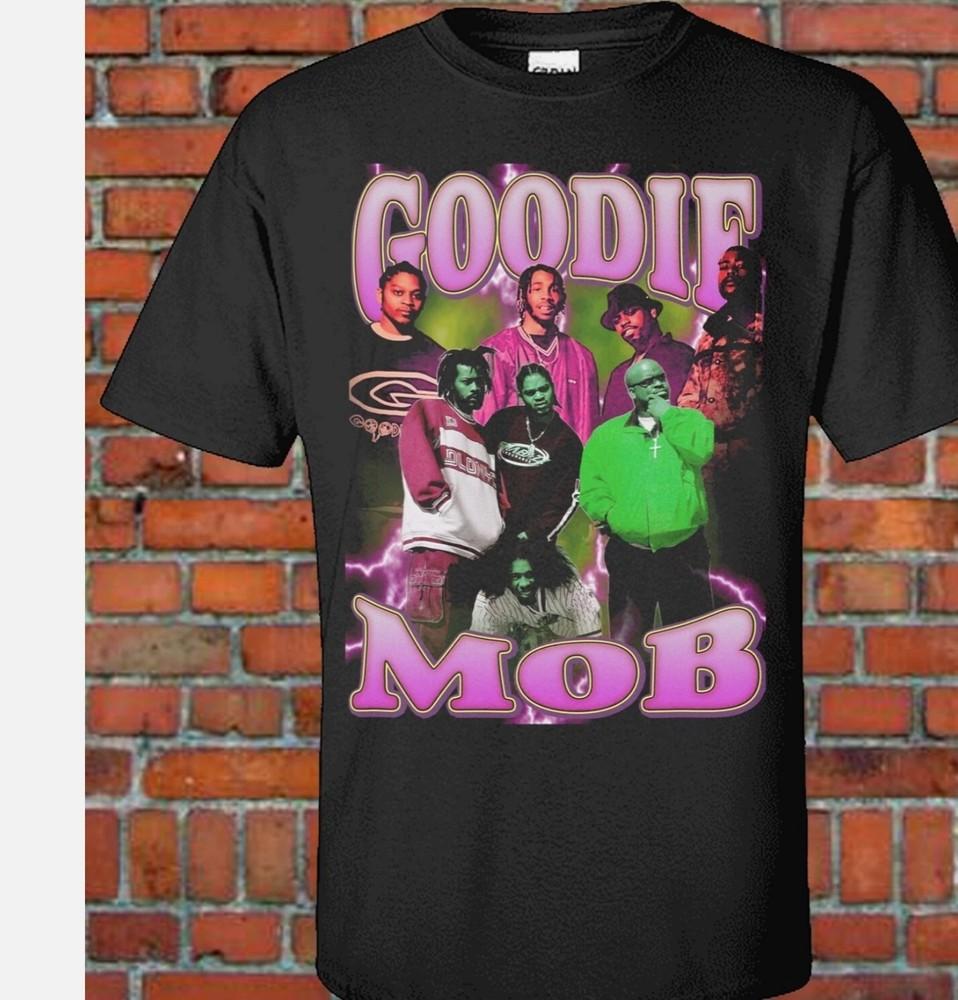 Футболка Goodie Mob Винтажный Хип-Хоп Подделка ATL Dungeon Family Унисекс