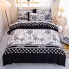 Comfortable and Warm Dormitory Bed Three-piece Set, Bed Sheet Quilt Cover Four-piece Set