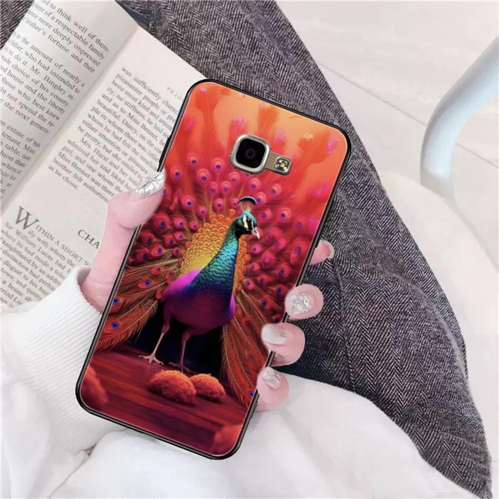 Чехол для телефона с павлиньими перьями для Samsung A 10 11 12 13 20 21 22 30 31 32 40 51 52 53 70 71 72 73 91 13 shell