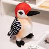 20cm Lovely Simulation Woodpecker Plush Toys Cute Colorful Little Bird Dolls Stuffed Soft Animal Toy Funny Birthday Gift