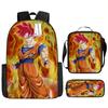 Школьная сумка Dragon Ball Мультяшный детский рюкзак Dragon Ball Super, Портфель, Пенал