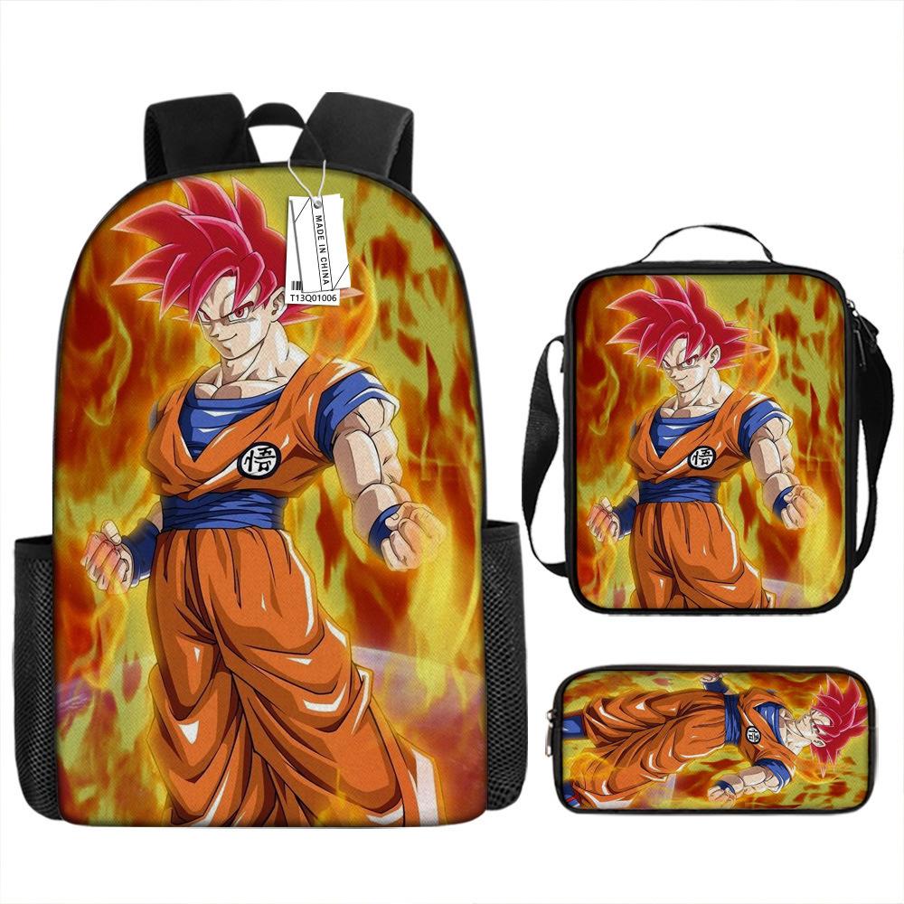 Школьная сумка Dragon Ball Мультяшный детский рюкзак Dragon Ball Super, Портфель, Пенал