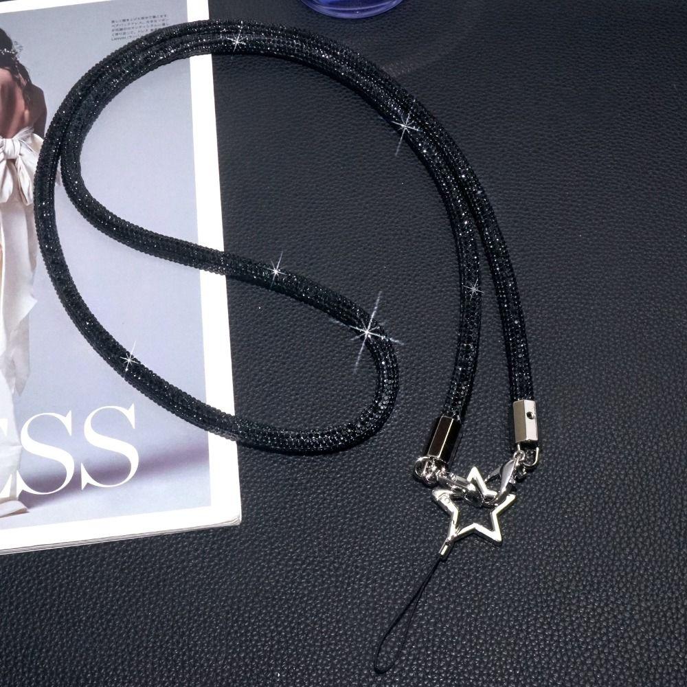 Яркий шнурок для телефона со стразами, шнур для подвешивания на запястье, роскошный телефон, веревка для запястья, аксессуары для телефона