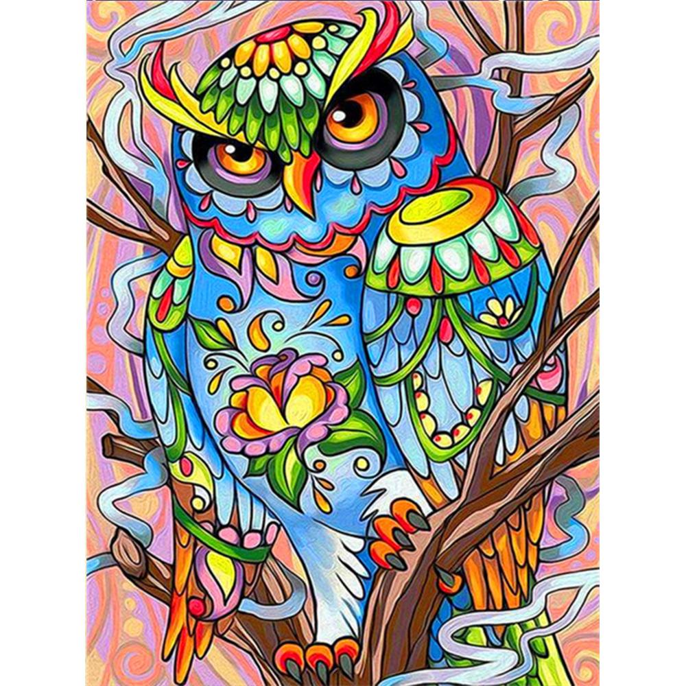 Алмазная картина Новая Сова 5D Алмазная вышивка Крестом Животные Стразы Мозаика Распродажа Decortion