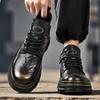 Мужские ботинки Прочные зимние ботинки Удобные нескользящие ковбойские ботинки для пожилых людей Мужские повседневные уличные кроссовки