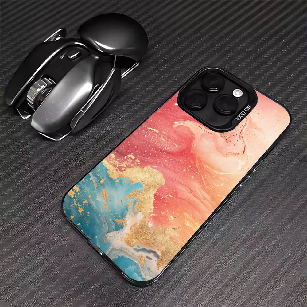 Силиконовый чехол с градиентом для iPhone 17 16 15 14 13 12 11 Pro Max XS Max 7 8 Plus, противоударный, матовый силиконовый чехол