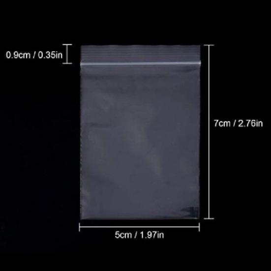 100шт/набор прозрачных бытовых мелочей для хранения продуктов питания закрывающихся пластиковых пакетов на молнии