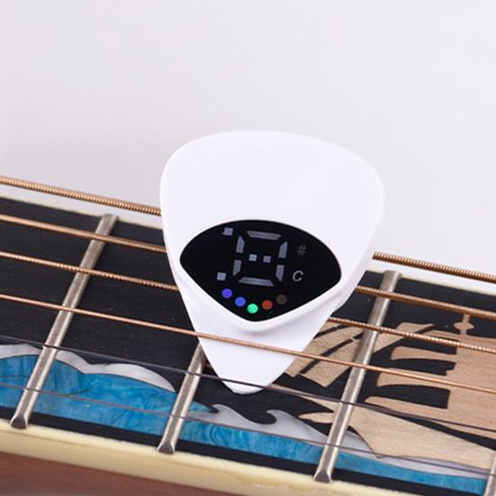 2 в 1 гитарный тюнер и медиатор цифровой медиатор со светодиодом