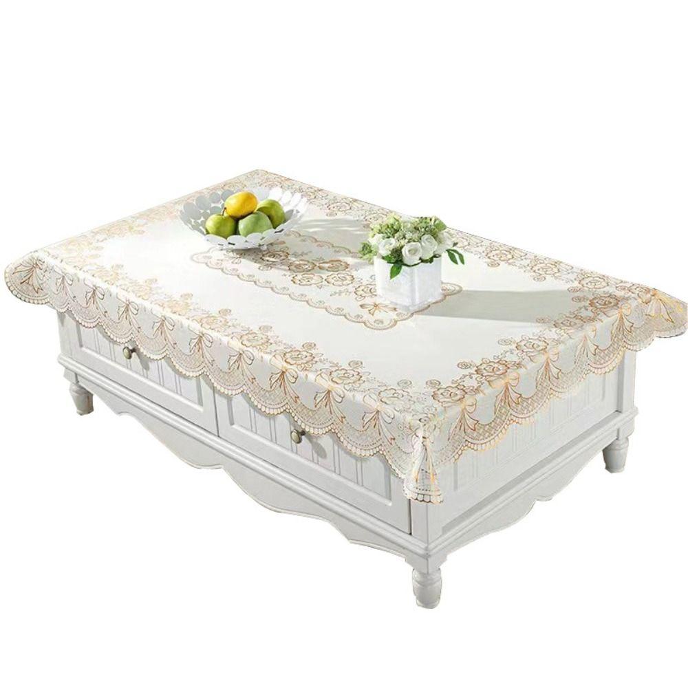 Oil-proof Table Cover PVC Table Pad Party Supplies European Style Tablecloth Dining Table