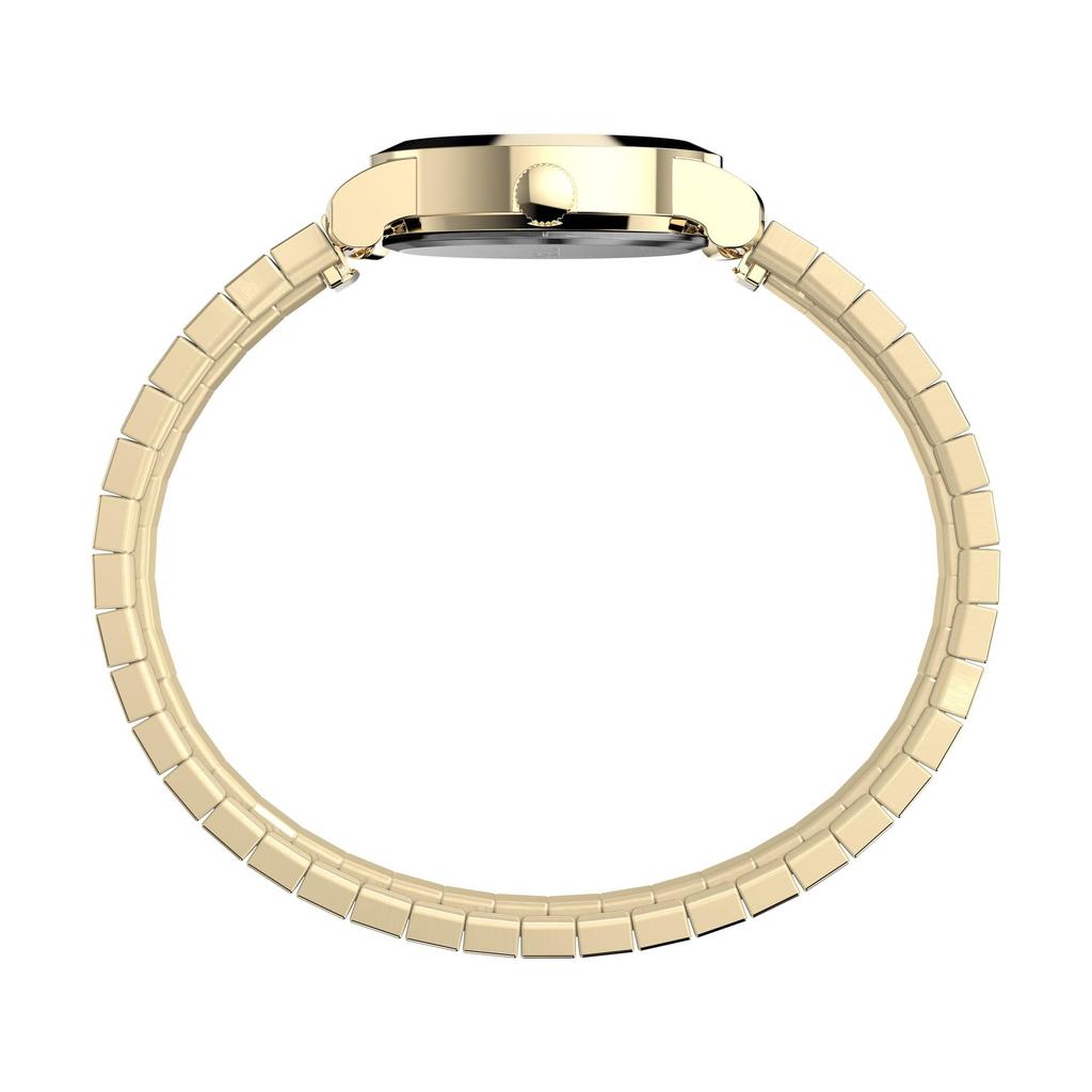 Timex Women's Cavatina 18mm Watch - Gold Tone Extended Band Mother of Pearl Dial Gold Tone Case, Gold, Classic