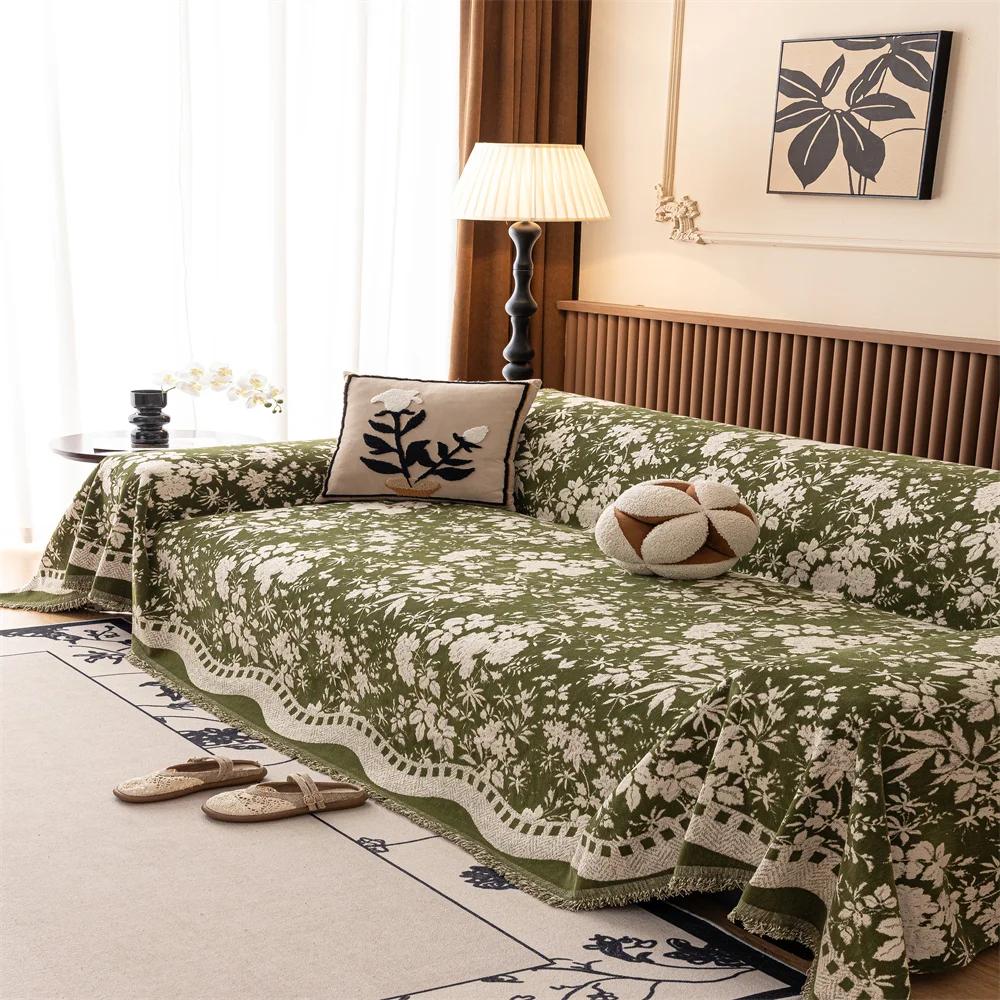 Мягкое восковое утолщенное полотенце для дивана, новое осенне-зимнее, цельное, противоскользящая чехол-ткань, полотенце