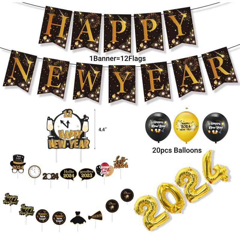 Премиальный набор латексных шаров, идеально подходящий для тематических вечеринок на Новый год и праздничных украшений