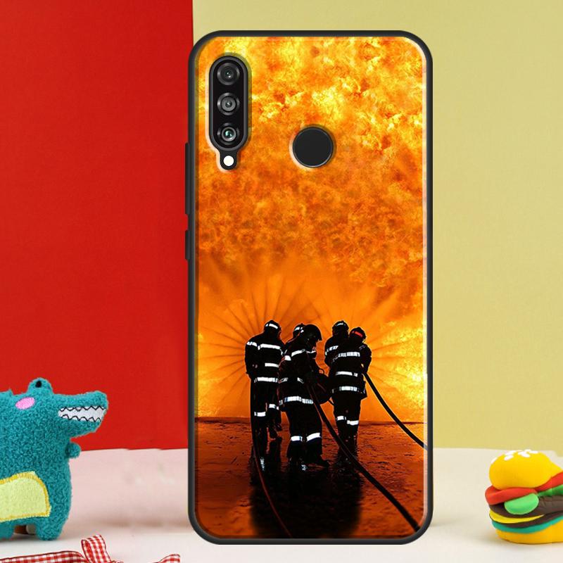 Герой пожаротушения Для Huawei Nova 9 10 SE 12i 12s 11i 5T Y91 Y90 Y60 Y70 Y72 Y61 P60 Pro P20 P30 P40 Lite Чехол