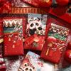Forbidden City Panda Red Envelope 2025: Chinese New Year, Year of the Snake, Lucky Money Gift, Cute and Durable.