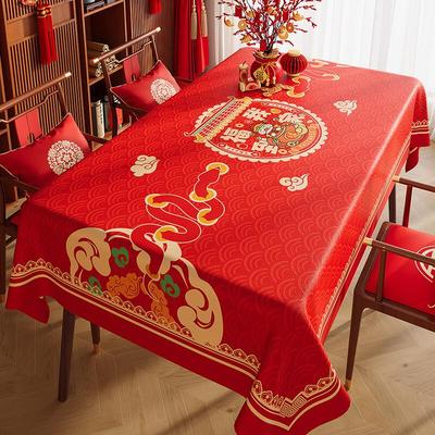ZISIZ Праздничная красная скатерть на Новый год