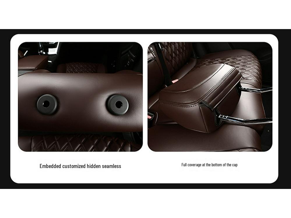 2024 T-Roc Чехол на сиденье из кожи наппа - Полный охват, Всесезонная подушка