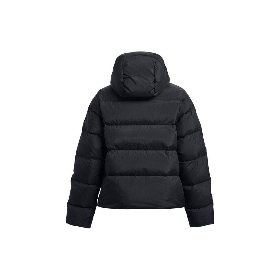 Under Armour ColdGear Инфракрасный приталенный пуховик с капюшоном Женская верхняя одежда Черный 1378861-001