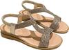 Neiman by Easy To Move Strap Easy To Walk Low Low Heel Easy To Outdoor Size Sandals, Glitter, Comfortable, In, Shoes, Cute, In, Flat, Sole, Heel,