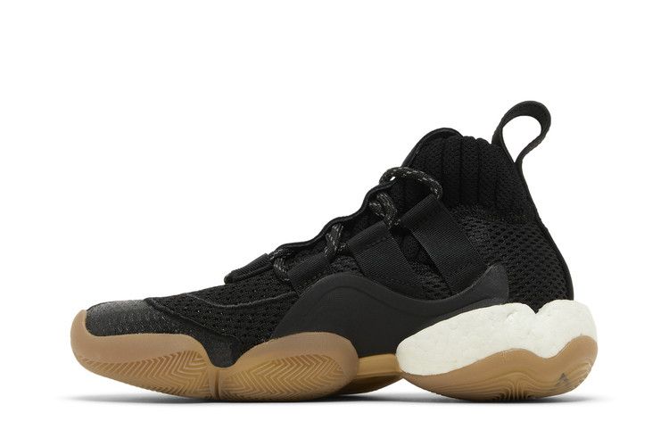 Men's Sneakers adidas Crazy BYW PRD Pharrell Now is Her Time Black Gum Core Black/Core Black/Gum