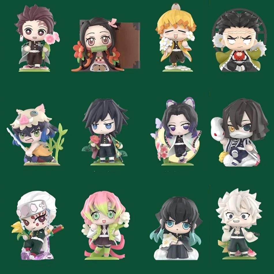 Новая Mystery Box Demon Slayer Аниме Фигурки-сюрпризы Blind Box Камадо Незуко Танджиро Хашибира Иноске Коробка-сюрприз Подарок на День Рождения Высокое Качество