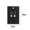 100pcs Card 6x9cm Earrings Necklaces Display Cards for Jewelry Boxed and Packaging Cardboard Hang Tag Card Ear Studs Paper