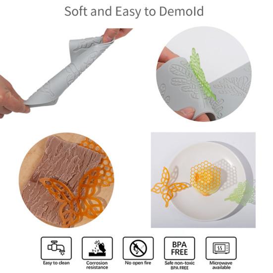 Широкое применение, гибкая, удобная, легко вынимаемая, в форме бабочки, форма для выпечки, десертов, тортов и кондитерских изделий