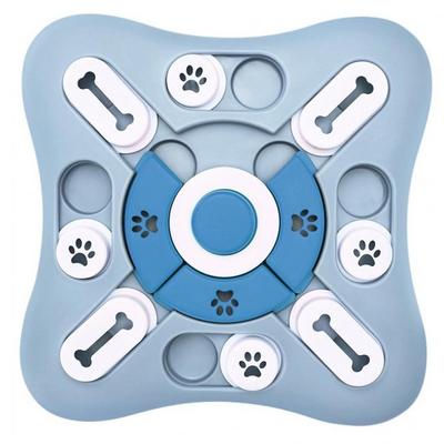 Игрушка-головоломка для работы с собачьим носом, развивающая интеллект, закуски, синие, 2 предмета