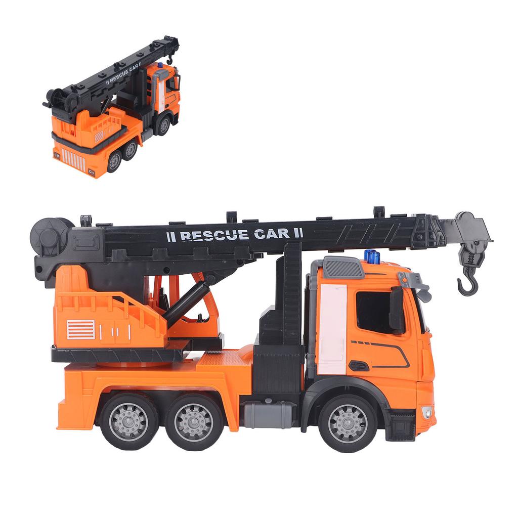 Игрушечный автокран, устойчивость к помехам, стабильный сигнал, перезаряжаемый, прочная конструкция, грузовик