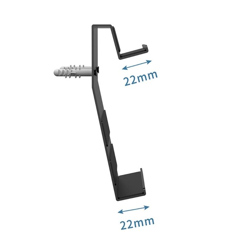 Metal Phone Wall Bracket Support Space Saving Design Wide Compatibility Up To 22mm Devices for Kitchen Bathroom Office