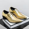 Роскошные разноцветные туфли на высоком каблуке, мужские мокасины, свадебная обувь для жениха, дизайнерские оксфорды из кожи с острым носком