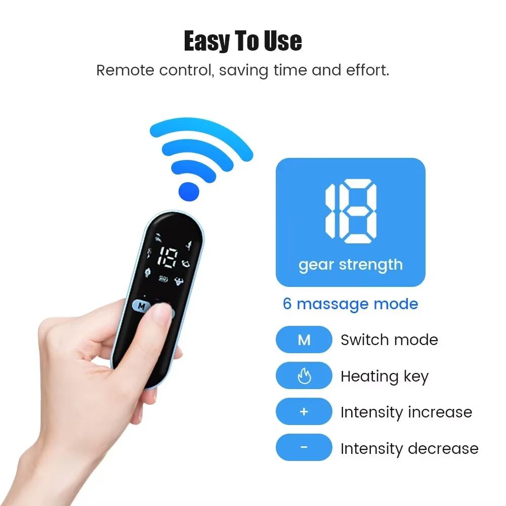 EMS Вибрационный горячий компресс поясничный корсет Терапевтический массажер Электрический нагреватель Устройство для массажа талии Поддержка спины Массажное оборудование