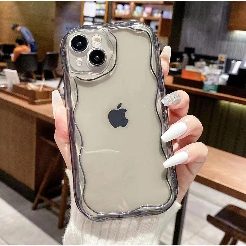 Прозрачный чехол однотонного цвета для iPhone 16, 15, 14 Pro Max, 13/12 Pro, 11/XS - Чехол с полной защитой