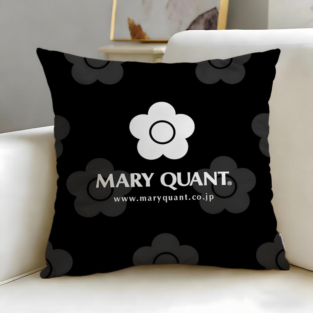 classic fashion designer Mary Quant Cushion Cover Soft  EasyWash Pillow Case  Versatile for Couch Bed Travel and Office