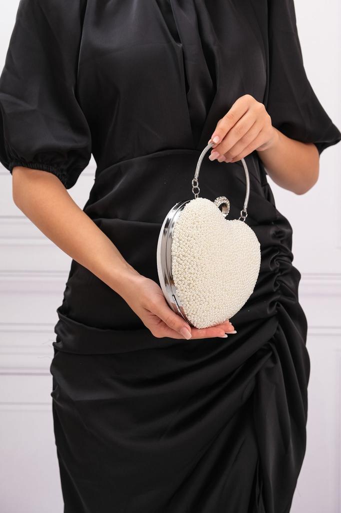 Women's Stylish and Useful Evening Dress Bag Women's Heart Stoned Saxe Blue Evening Dress Bag