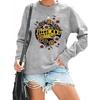 2025 Women's Halloween Pumpkin Long Sleeve Sweatshirt