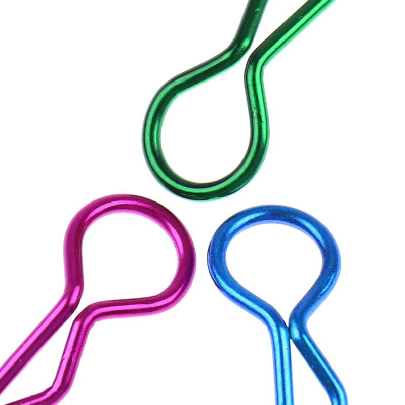 10Pcs Stainless Steel Body Clips R Pin Shell For Redcat Hsp 1/10 Rc Car Parts