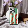 Ins милый красочный чехол для телефона F-Fruit для iPhone17,16,15,14,13,12,11 Plus,Pro Max Черный Серебристый Candy чехол для телефона