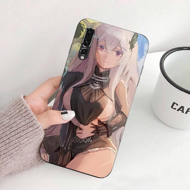 Чехол для телефона Echidna ReZero для Huawei P50 P40 P30 P20 Pro Mate 40 30 20 Pro Nova 9 8 7 из поликарбонатного стекла