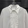 Spring 2025 Women's Lace-Trim Hem Shirt - Heavy Industry Design, Girlish Style