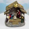 Christ Birth Of Ornament Gifts Nativity Scene Crafts Resin Manger Decoration Catholic Figurines