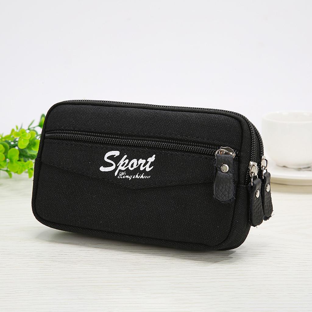 Men's Coin Purse Wear Belt Waist Bag Mobile Phone Bag