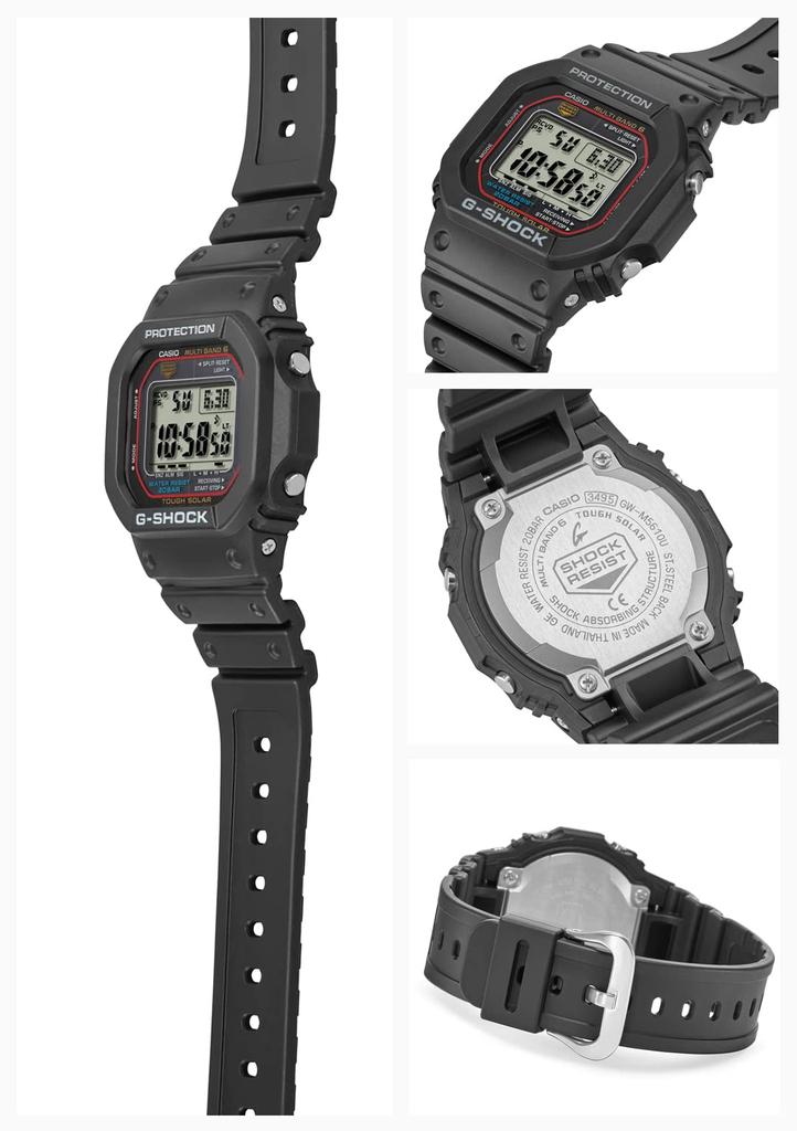 Casio Super Illuminator Тип LED Черный G-Shock GW-M5610U-1JF Мужские часы, Радиоуправляемые, Солнечные, (Свет высокой яркости),