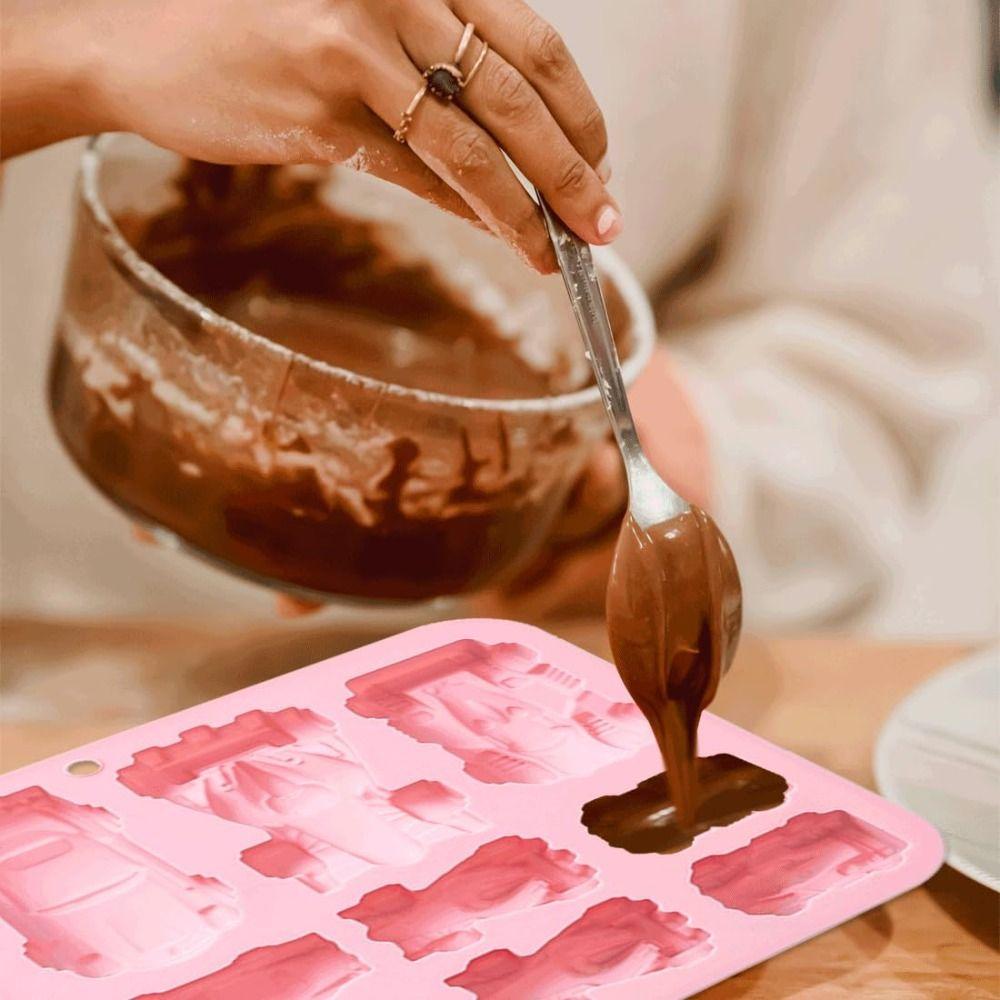 Non-Stick Racing Car Shape Cake Pan Silicone Racing Car Shape Baking Molds for Gummy Making
